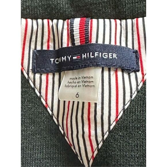 Tommy Hilfiger Women’s Green Long Sleeve Single-Button French Terry Blazer Jacke - Picture 7 of 16